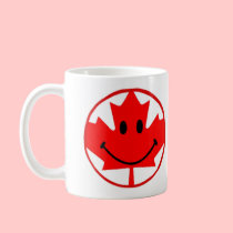 Canada Smiley Coffee Mug 11 oz 