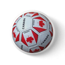 CANADA SOCCER PIN buttons
