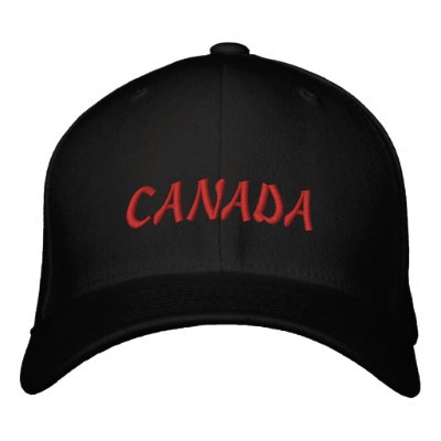 Canada Souvenir Baseball Cap Embroidered Cap / Hat by artist_kim_hunter