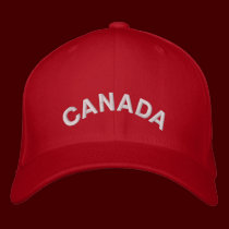 Canada Souvenir Baseball Cap Embroidered Customize embroidered hats