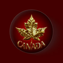 Canada Souvenir Button Gold Canada Buttons Gifts buttons