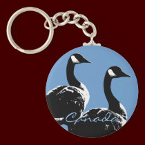 Canada Souvenir Keychain Canada Geese Keepsake keychains