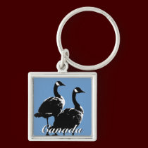 Canada Souvenir Keychain Canada Geese Keepsake keychains