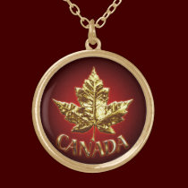 Canada Souvenir Necklace Canada Gold Maple Leaf necklaces