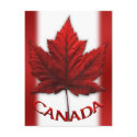 Canada Souvenir Postcards Canada Flag Art Cards