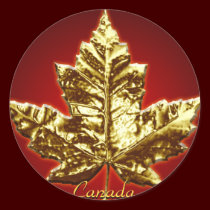 Canada Souvenir Stickers Gold Maple Leaf Stickers stickers