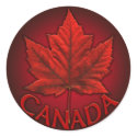 Canada Souvenir Stickers Red Maple Leaf Stickers