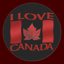 Canada Souvenir Stickers Red Maple Leaf Stickers stickers