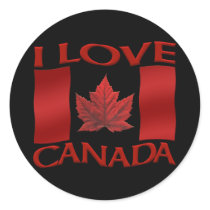 Canada Souvenir Stickers Red Maple Leaf Stickers