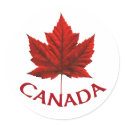 Canada Souvenir Stickers Red Maple Leaf Stickers