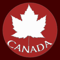 Canada Souvenir Stickers Red Maple Leaf Stickers