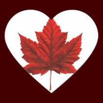 Canada Souvenir Stickers Red Maple Leaf Stickers stickers