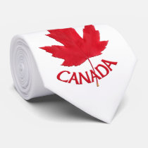 Canada Souvenir Tie Fun Canada Maple Leaf Ties