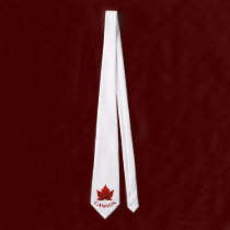 Canada Souvenir Tie Fun Canada Maple Leaf Ties ties