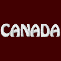 Canada Sports Jacket Canada Women's Souvenir embroidered shirts