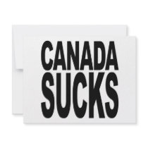 Canada Sucks Custom Invites