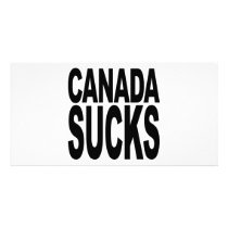 Canada Sucks photo cards by MyShirtSucks Canada Sucks photo cards