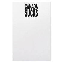 Canada Sucks stationery by MyShirtSucks Canada Sucks stationery