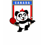 This is a cute shirt for table tennis players & fans. Panda loves to play table tennis! Support the Canadian Table Tennis Team or your favorite player with this cute table tennis t-shirt!