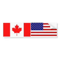 Canada U.S. bumper stickers