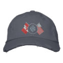 Canada - US- Monogram Hat embroidered hats by CanadianGear Canada - US- Monogram Hat embroidered hats
