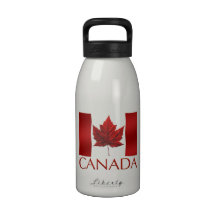 Canada Water Bottle Canada Flag Souvenir Bottle