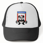 This cute bodybuilding panda loves weightlifting. He stands in front of a large flag of Canada. Look how easy he lifts that heavy barbell loaded with weight plates. This design is too cute. Great gifts here for anyone from Canada who loves weightlifting.