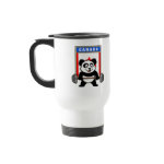 This cute bodybuilding panda loves weightlifting. He stands in front of a large flag of Canada. Look how easy he lifts that heavy barbell loaded with weight plates. This design is too cute. Great gifts here for anyone from Canada who loves weightlifting.