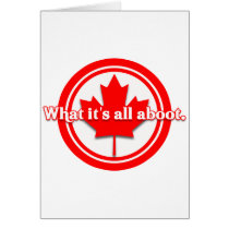 Canada What It's All Aboot Greeting Cards