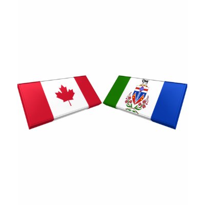 Canada & Yukon Territory Flag Tiles Tshirts by Vexillophile