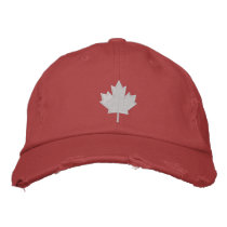 Canada's Leaf embroidered hats by layfieldb Canada's Leaf embroidered hats