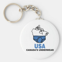 Canada's Underwear Key Chain