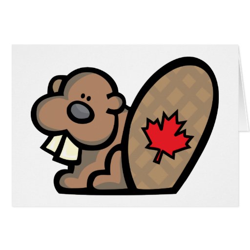 Canadian Beaver Card