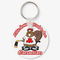 Canadian Beaver Keychain by Hockey_crazee Canadian Beaver Keychain