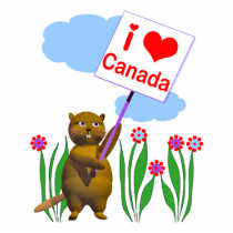 Canadian Beaver Loves Canada photo sculptures by canadianpeer Canadian Beaver Loves Canada photo sculptures