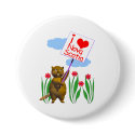 Canadian Beaver Loves Nova Scotia buttons