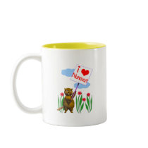 Canadian Beaver Loves Nunavut Coffee Mugs