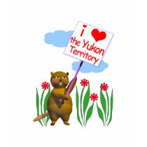 Canadian Beaver Loves the Yukon t-shirts by canadianpeer Canadian Beaver Loves the Yukon t-shirts