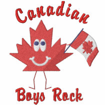 Canadian Boys Rock embroidered shirts by CanadianGear Canadian Boys Rock embroidered shirts