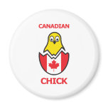 Canadian Chick Refrigerator Magnets