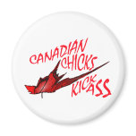 Canadian Chicks Kick Ass Magnets