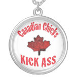 Canadian Chicks Kick Ass Pendants