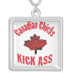 Canadian Chicks Kick Ass Necklaces