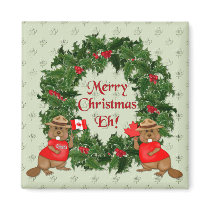 Canadian Christmas magnets