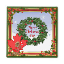 Canadian Christmas magnets