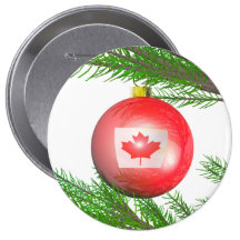 Canadian Christmas Tree Decoration Buttons