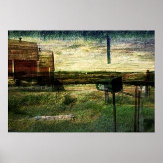 canadian countryside landscape print