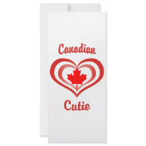Canadian Cutie Rack Cards