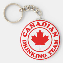 Canadian Drinking Team Key Chains