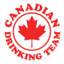 Canadian Drinking Team stickers by mycanada Canadian Drinking Team stickers